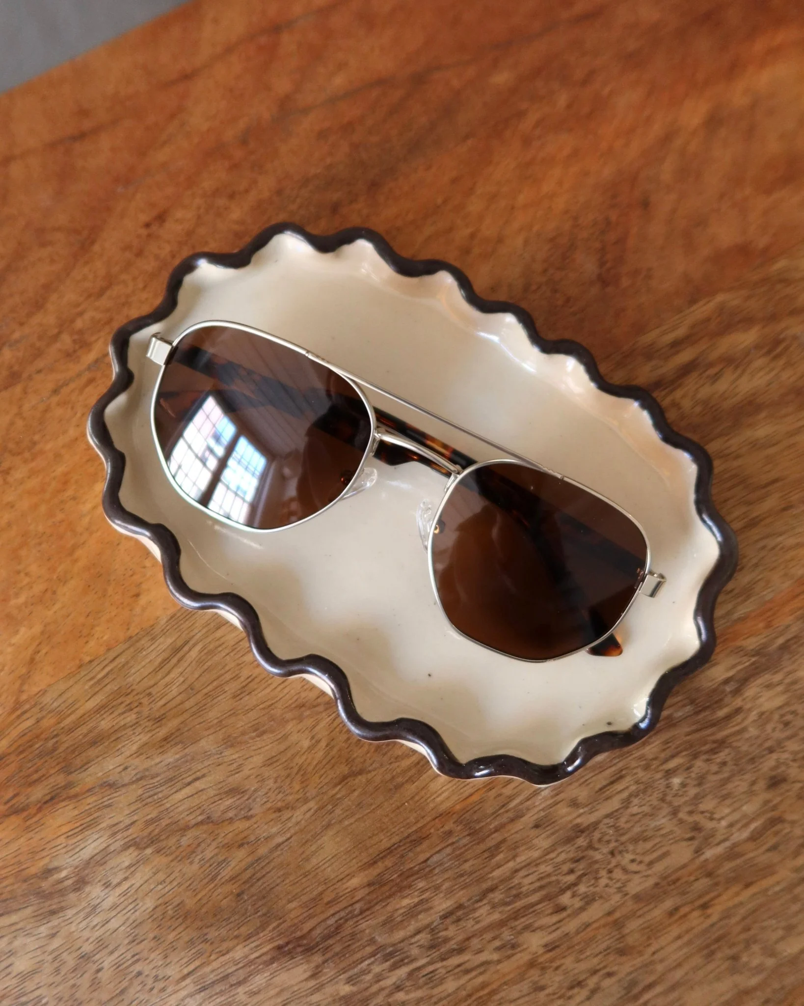 ESPRESSO AVIATOR SUNGLASSES - Image 7