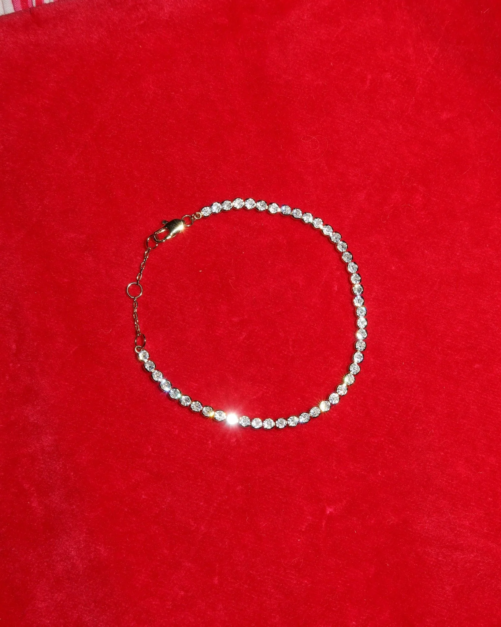 MIRA BEZEL TENNIS BRACELET - Image 3